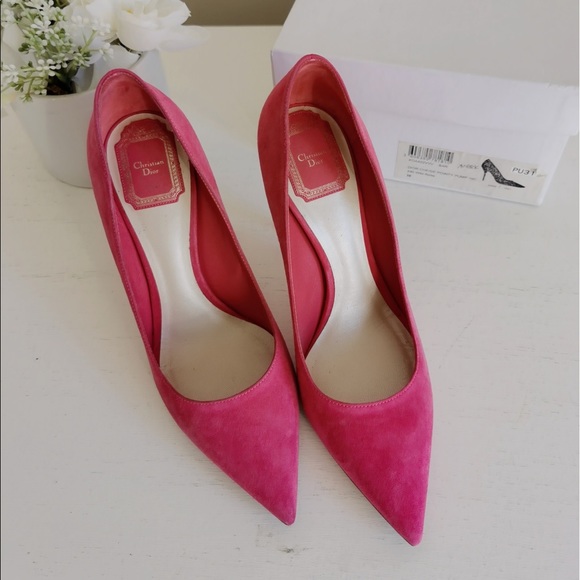 Dior Shoes - Dior Cherie Pointy Pump Wild Rose size38